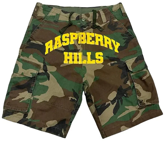 Raspberry Hills Camo Shorts